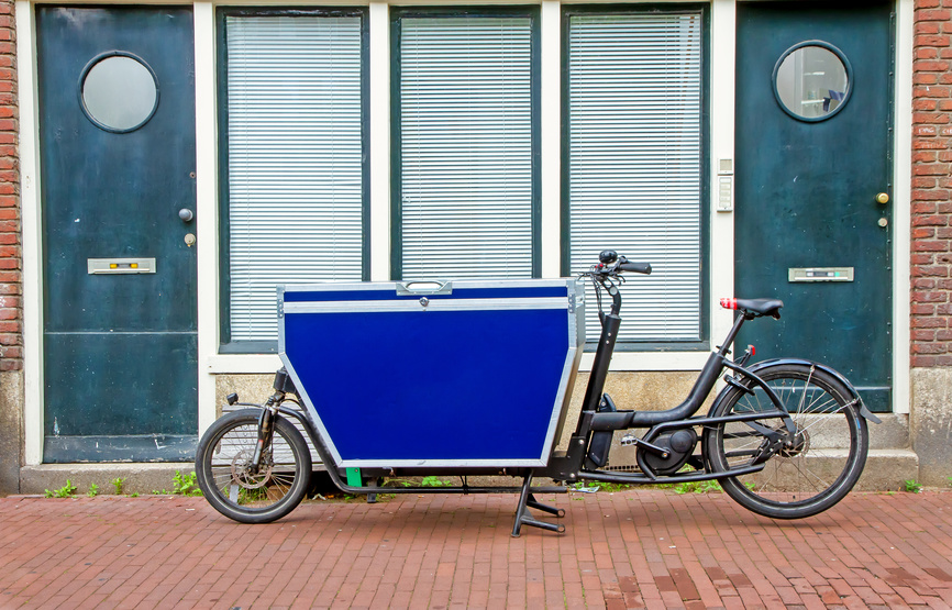 elektrisches Lastenfahrrad