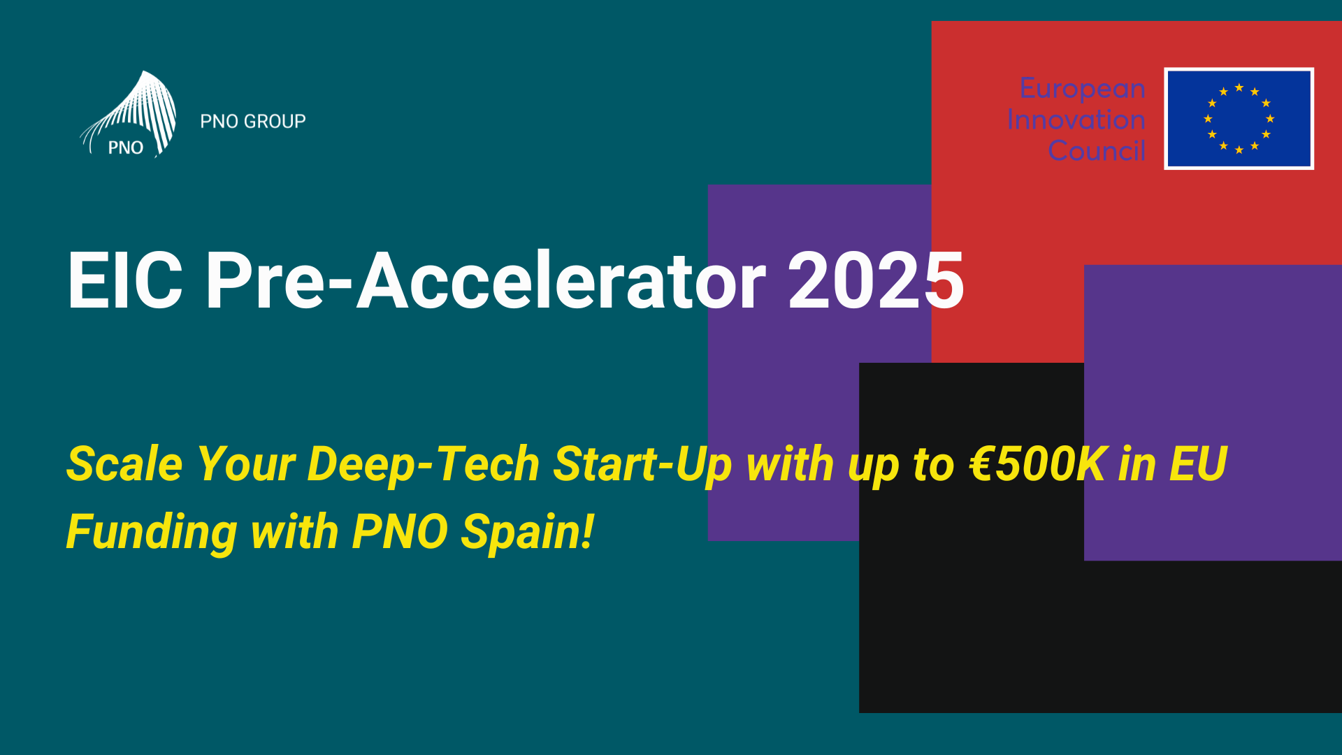 EIC Pre-Accelerator 2025: Funding Opportunity for Deep-Tech Start-Ups in Widening Countries