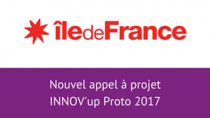 Appel à projet Innov'up Proto 2017