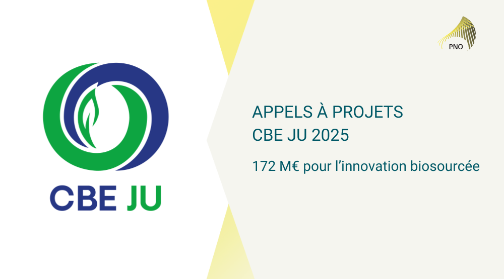 Lancement des appels à projets CBE JU 2025