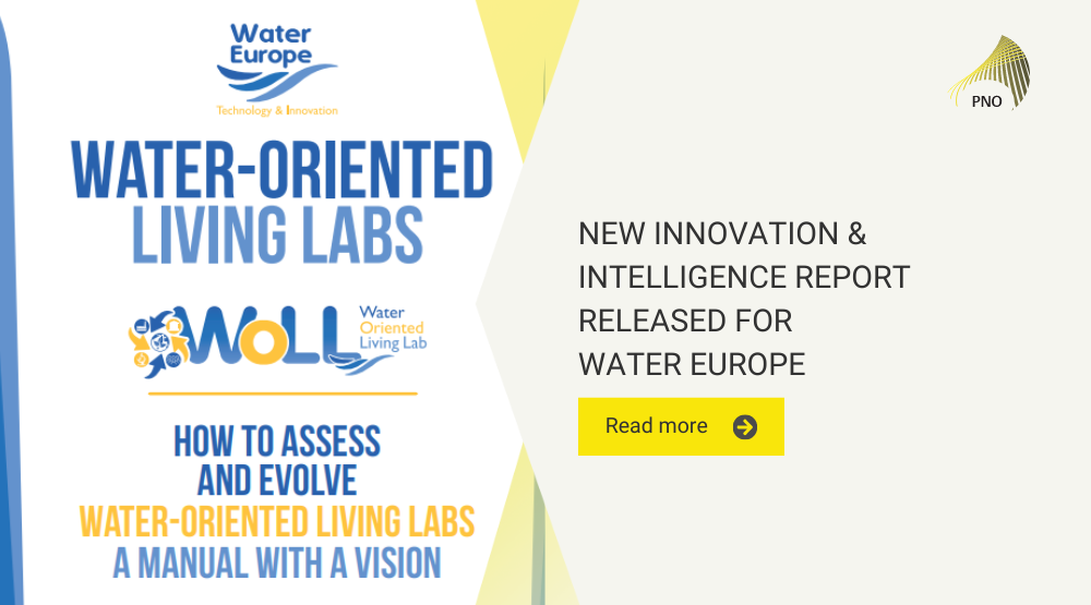 Terzo dossier di PNO rilasciato per Water Europe in materia di Water-oriented Living Labs